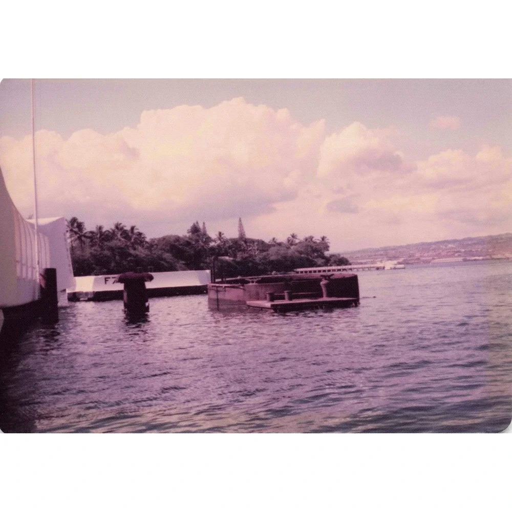 Vintage 1970s Pearl Harbor Battleship Row USS Tennessee Nevada Photos Lot of 8 - Picture 5 of 8